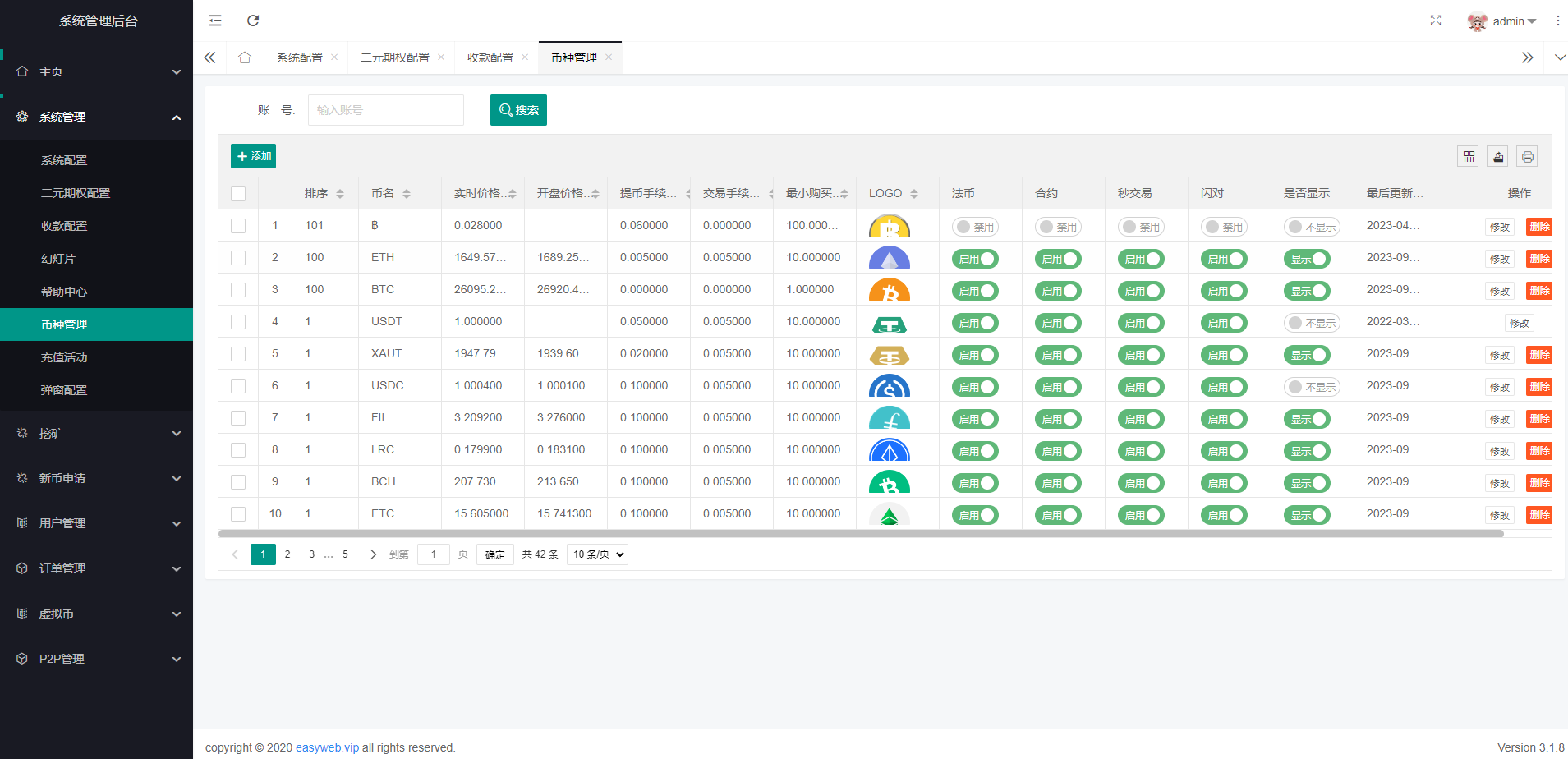 图片[25]-新版多语言交易所系统/秒合约币币交易/P2P理财派单抢单-清风源码网