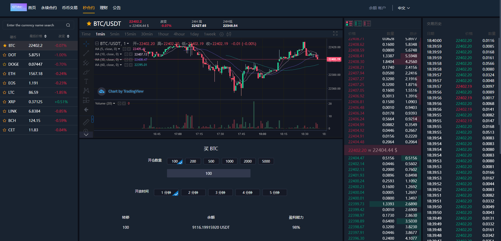图片[11]-多语言交易所系统/永续币币秒合约交易/质押理财交易所-清风源码网
