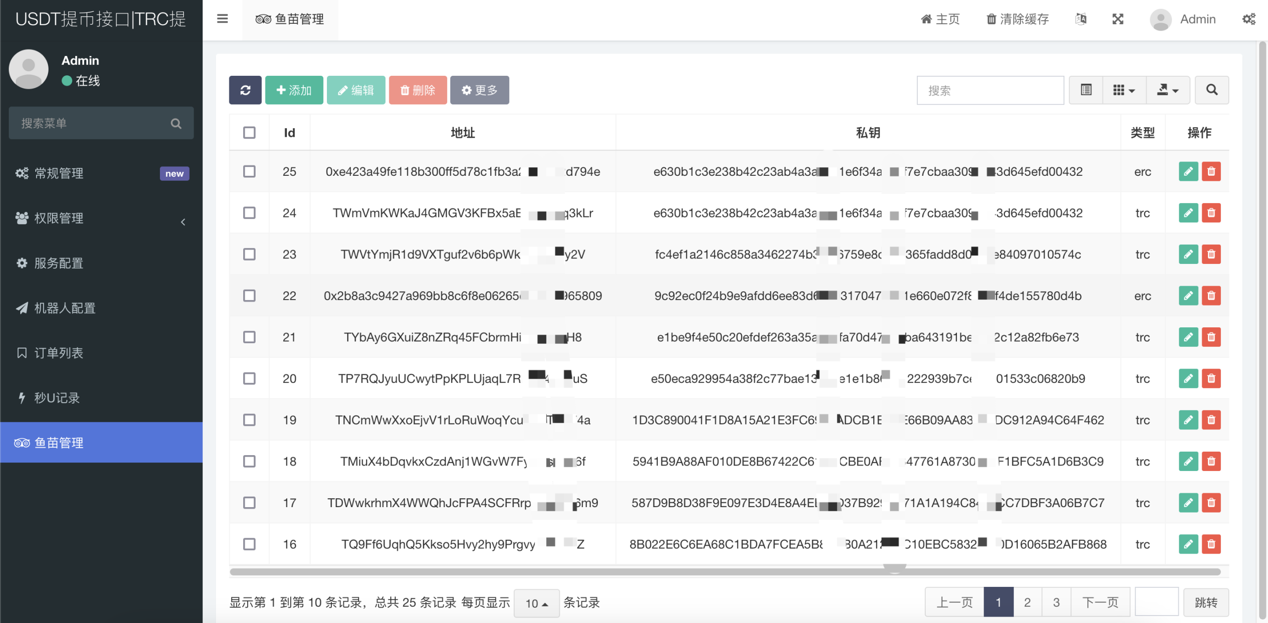 图片[5]-TRC/ERC提币接口 usdt授权提币服务端系统 后台可获取私钥-清风源码网