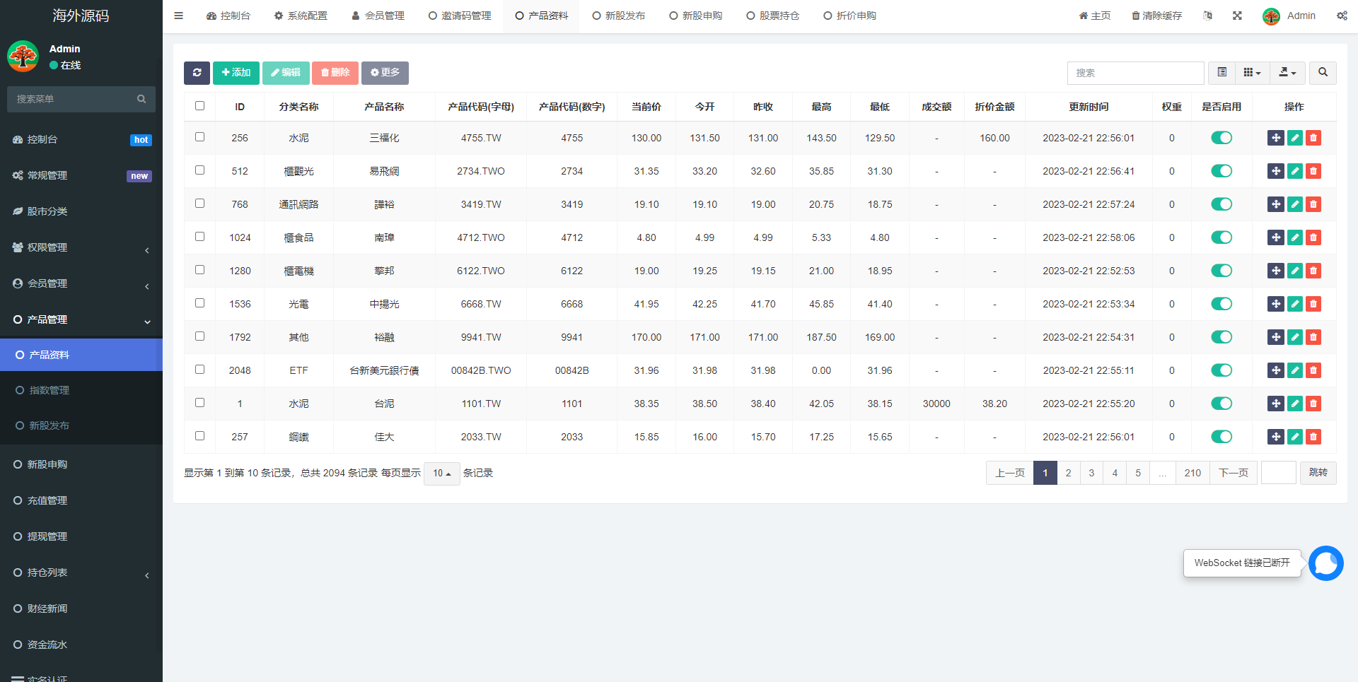 图片[10]-二开版台湾股票系统/申购折扣交易系统/股票配资源码-清风源码网
